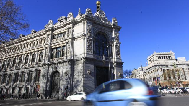 Fachada del Banco de España.