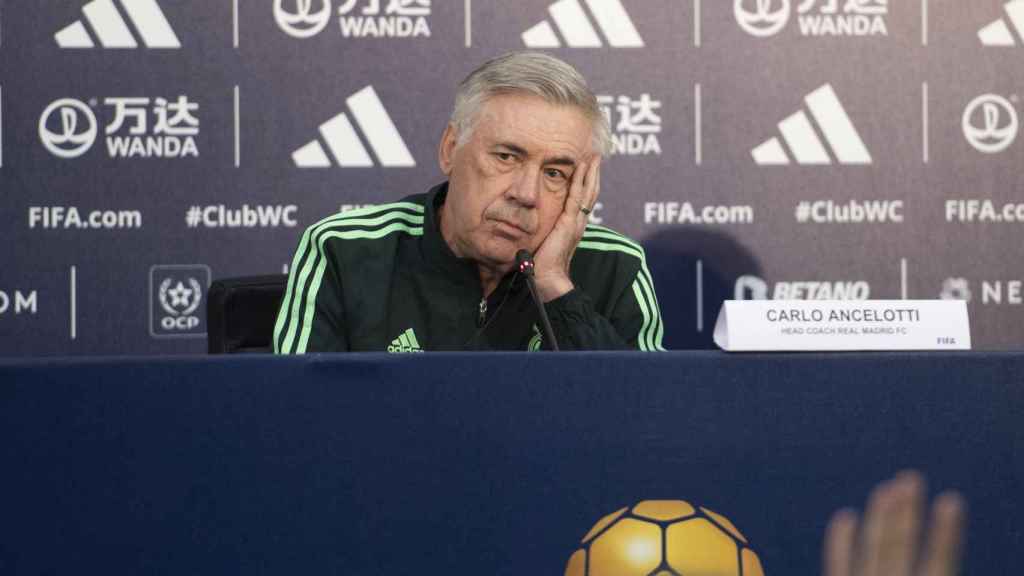 Carlo Ancelotti, en rueda de prensa en el Mundial de Clubes