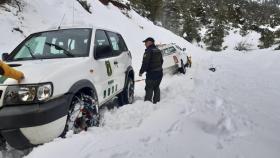 Nieve en la provincia de Albacete. Imagen de archivo