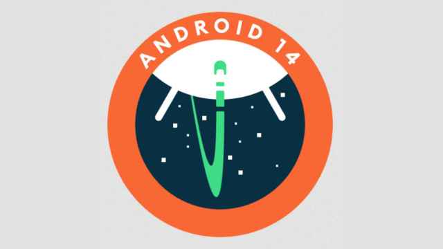 Logo de Android 14