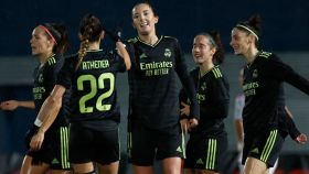 Las jugadoras del Real Madrid celebran un gol ante el UDG Tenerife