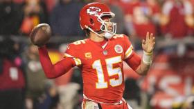 Patrick Mahomes, quarterback de los Kansas City Chiefs, en un partido.