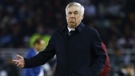 Ancelotti, durante el partido.