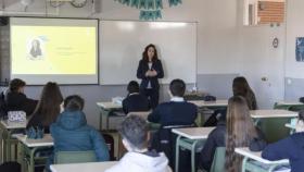 Patricia Bayón en una de las charlas.