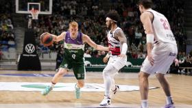 Alberto Díaz durante el partido de Liga Endesa contra el Saski Baskonia.