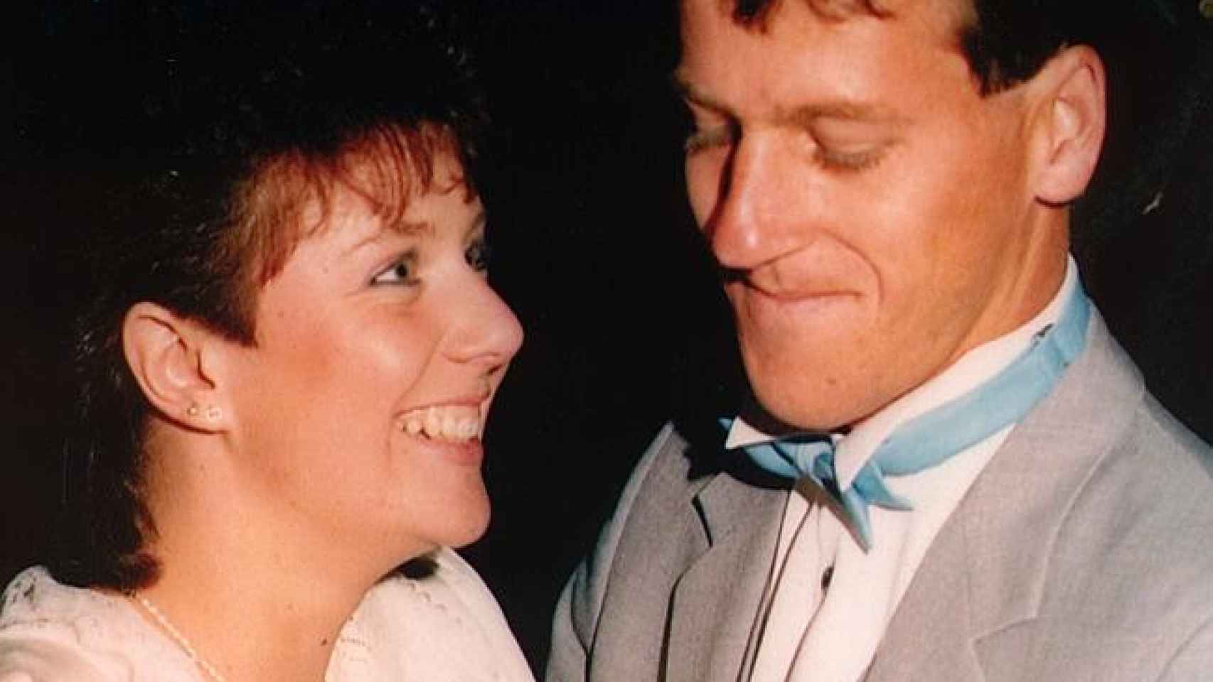 Una fotografía de la boda de Kathleen y Craig Folbigg, en septiembre de 1987.