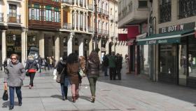 Imagen de la calle Mayor Principal de Palencia.