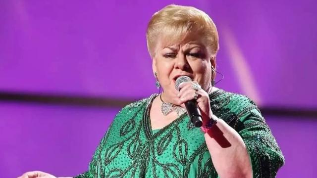 La artista Paquita la del Barrio en una imagen de sus redes sociales, durante uno de sus últimos conciertos.