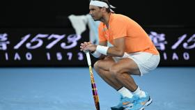 Rafa Nadal, lesionado en el Abierto de Australia