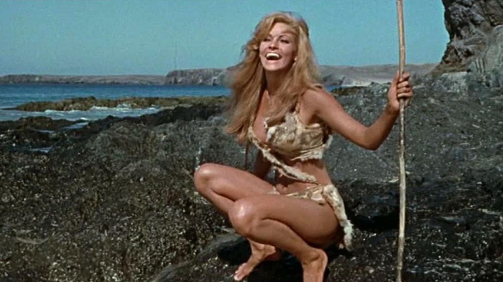 Raquel Welch, en una escena de 'Hace un millón de años'.