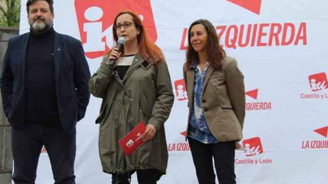 La coordinadora de Izquierda Unida en León, Carmen Franganillo.