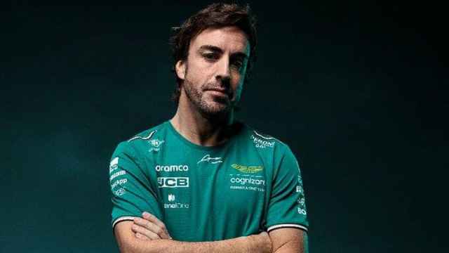 Fernando Alonso, en Aston Martin