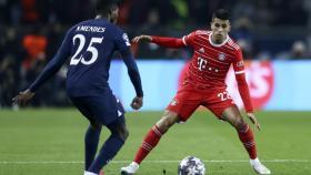 Joao Cancelo, durante el PSG - Bayern Múnich de Champions League