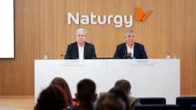El presidente de Naturgy, Francisco Reynés, durante la presentación de resultados de la compañía en febrero de 2022