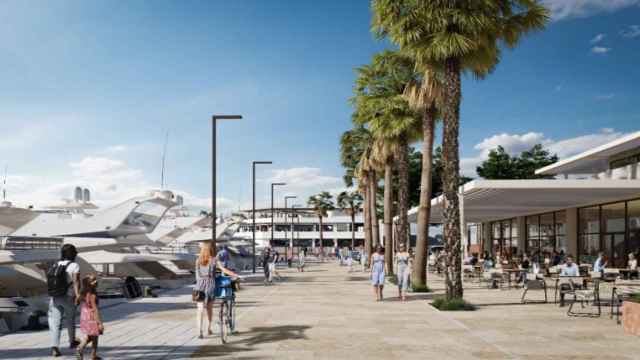 Diseño del futuro puerto deportivo de San Andrés, en Málaga
