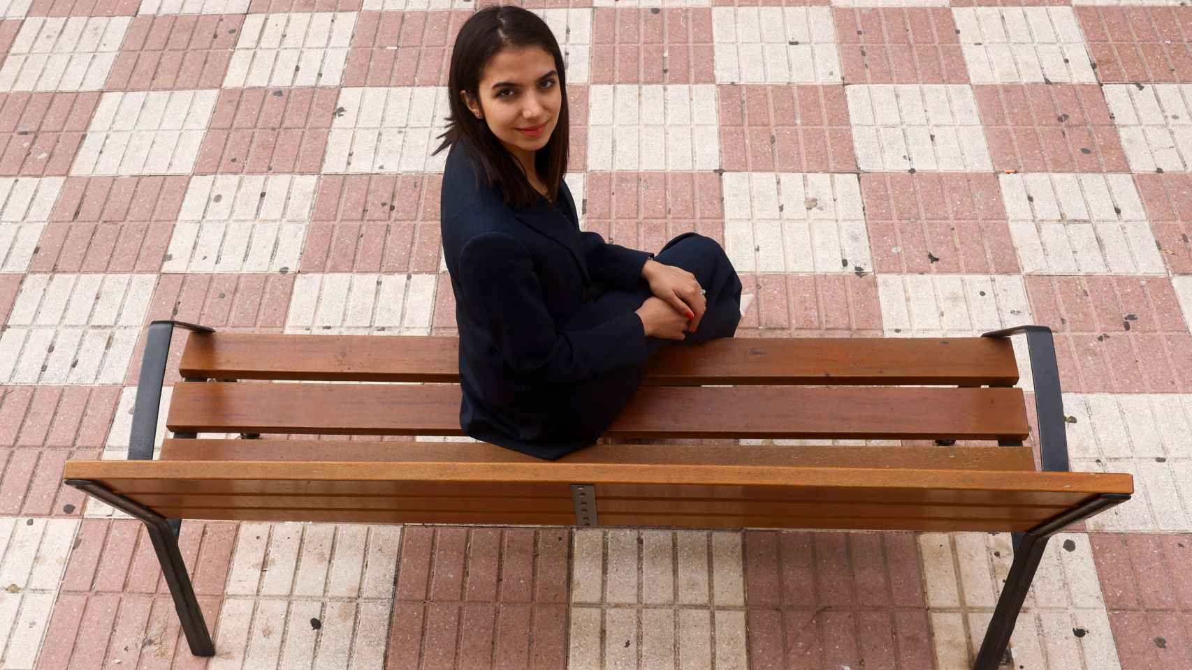 La ajedrecista iraní Sara Khadem, en Madrid.