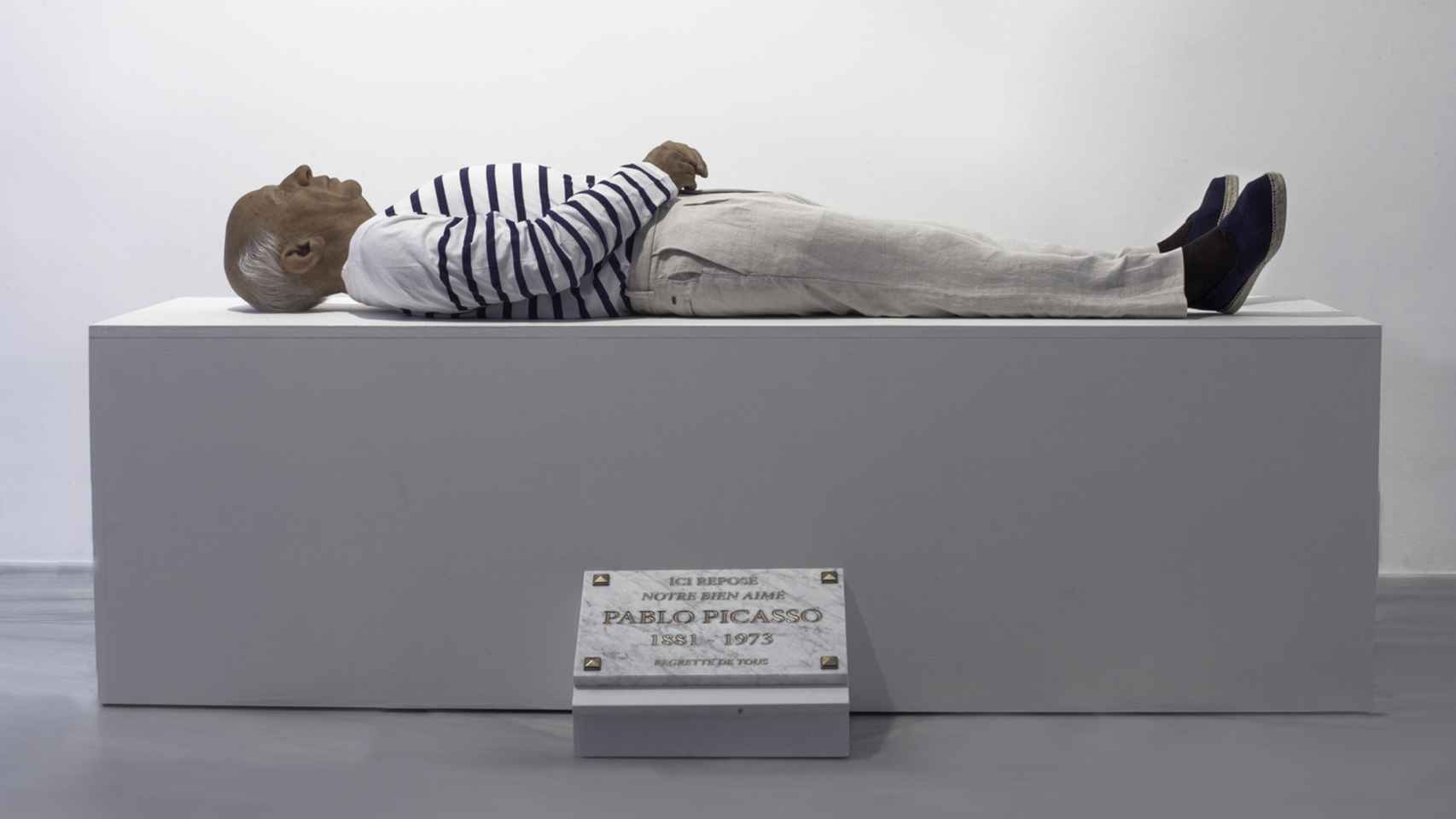 Eugenio Merino: 'Aquí murió Picasso', 2017 (ADN)