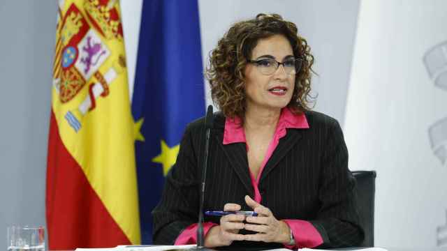 La ministra de Hacienda y Función Pública, María Jesús Montero, este jueves.