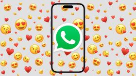 Fotomontaje con emojis y un iPhone.