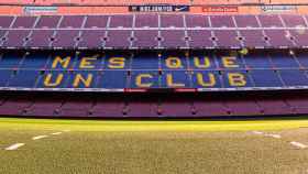 El Camp Nou, estadio del Barcelona.