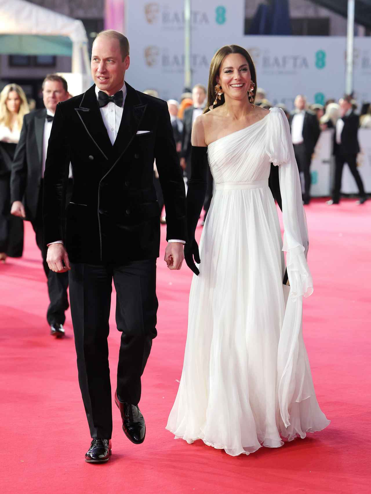 El príncipe Guillermo y Kate Middleton, en los Premios BAFTA.