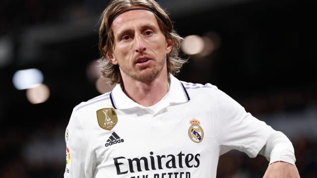 Luka Modric, en un partido del Real Madrid de la temporada 2022/2023