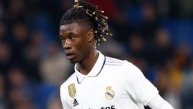 Eduardo Camavinga, en un partido del Real Madrid de la temporada 2022/2023