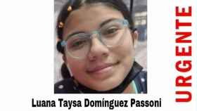 Luana Taysa Domínguez, desaparecida en Madrid el 17 de febrero de 2023.