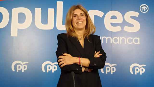La candidata en el proceso de primarias a la presidencia del PP de Salamanca, Chabela de la Torre