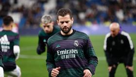 Nacho Fernández, en el Santiago Bernabéu