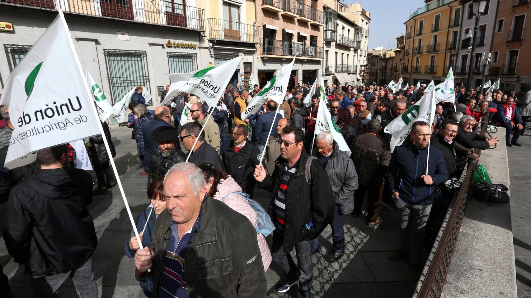 Protesta en Toledo. Foto: Óscar Huertas.