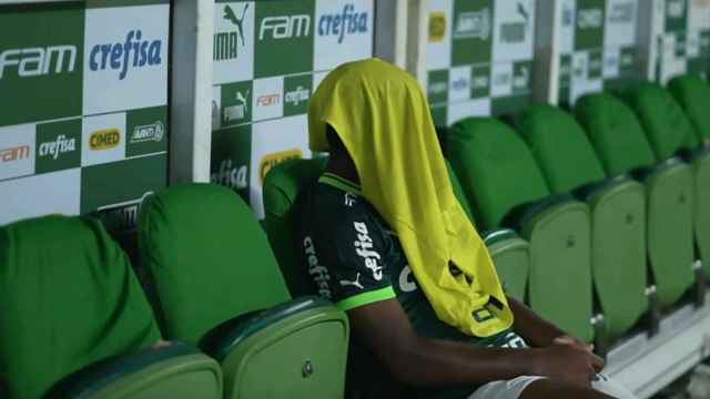 Endrick, en el banquillo del Palmeiras