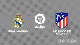 Cartel del Real Madrid - Atlético de Madrid.