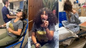 La joven hospitalizada tras realizar el 'One Chip Challenge'.