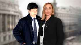 Alejandra Conde Arroyo y su hoy exmarido, Fernando Guasch Vega-Penichet, en un montaje de EL ESPAÑOL.
