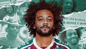 Marcelo, con la camiseta del Fluminense.