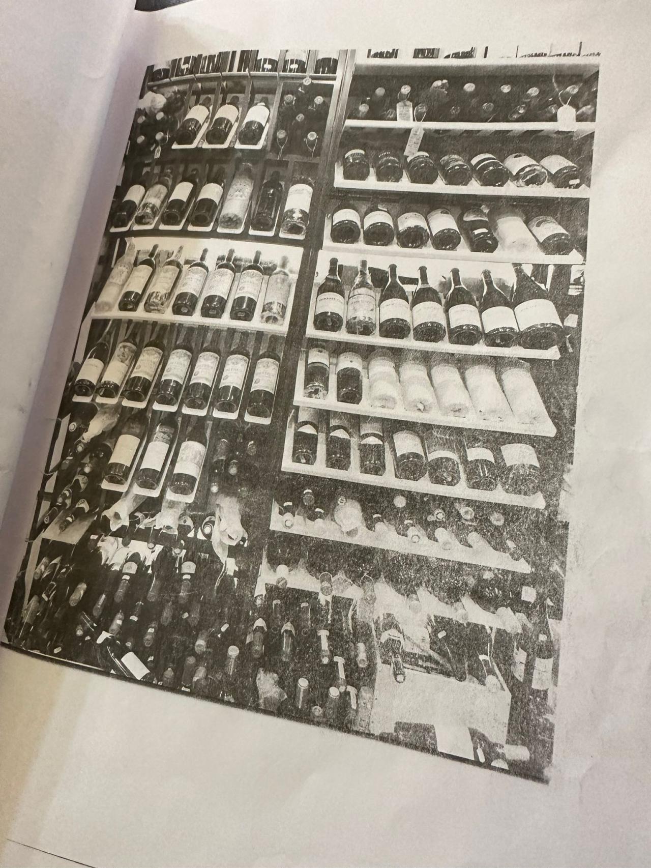 La carta de vino de Las Esparteras.