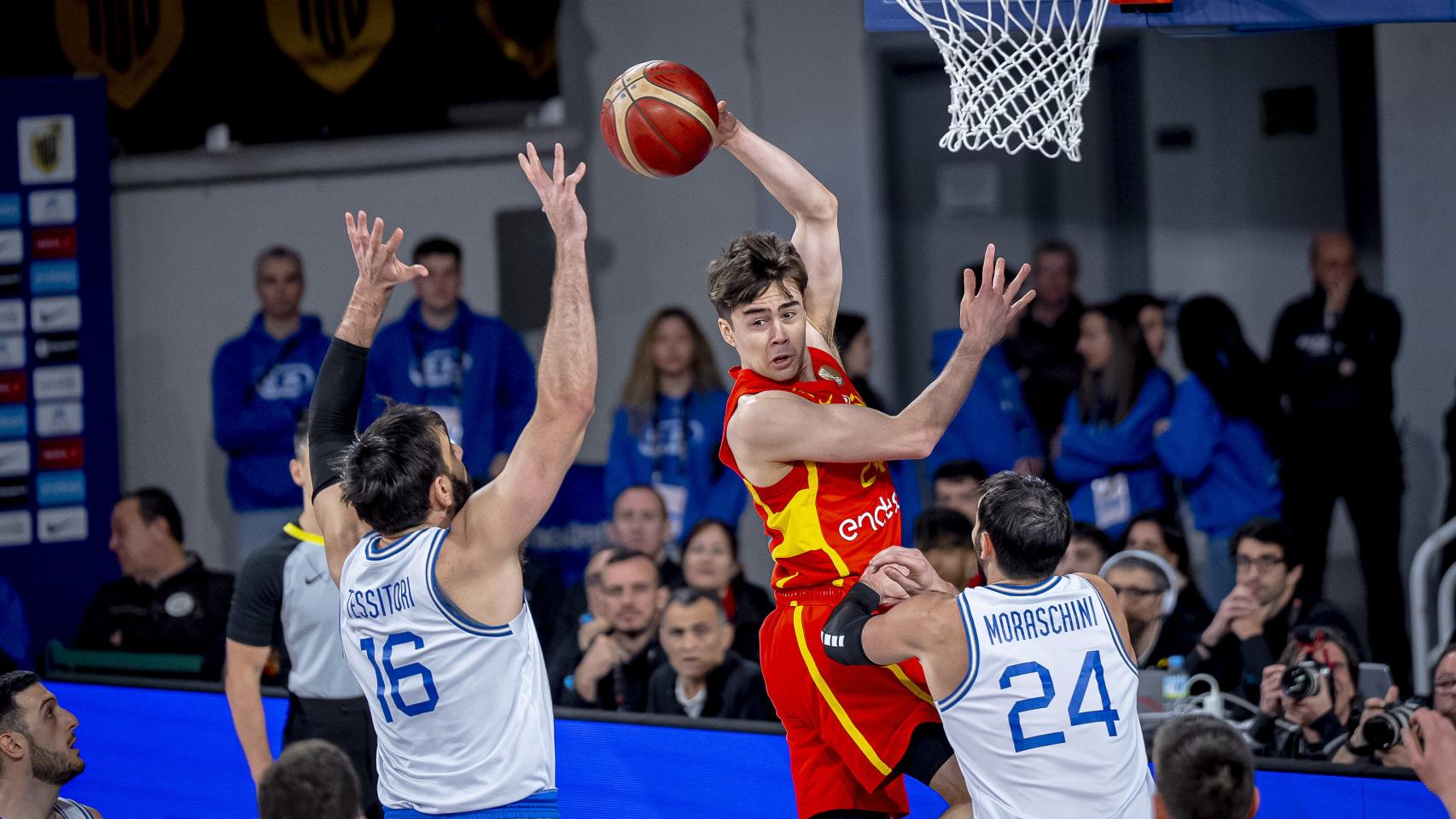 España 68-72 Italia, la clasificación para el Mundial de baloncesto:  resultado y estadísticas del partido