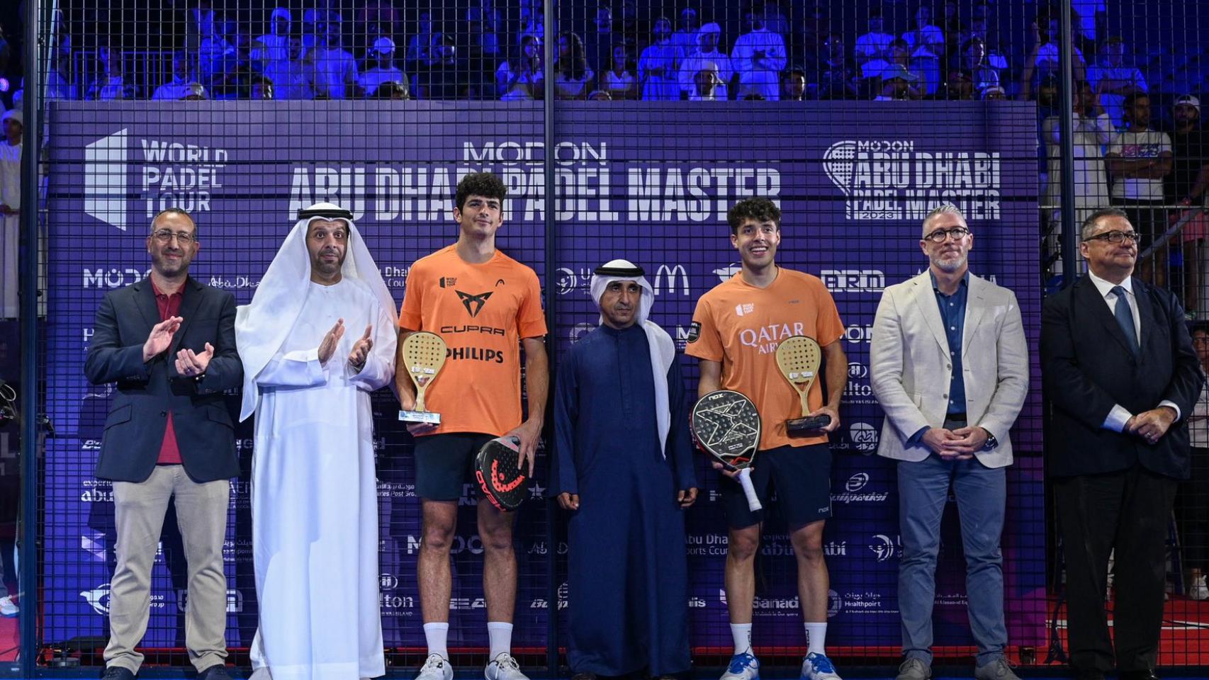 Arturo Coello y Tapia ya son una realidad campeones en Abu Dhabi ante Lebrón y Galán