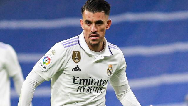 Dani Ceballos, en un partido del Real Madrid de la temporada 2022/2023