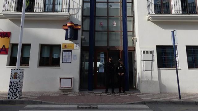 Dependencias de la Policía Nacional en Estepona.