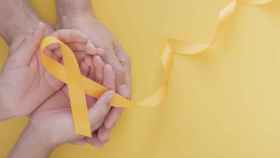 Lazo amarillo contra el cáncer infantil