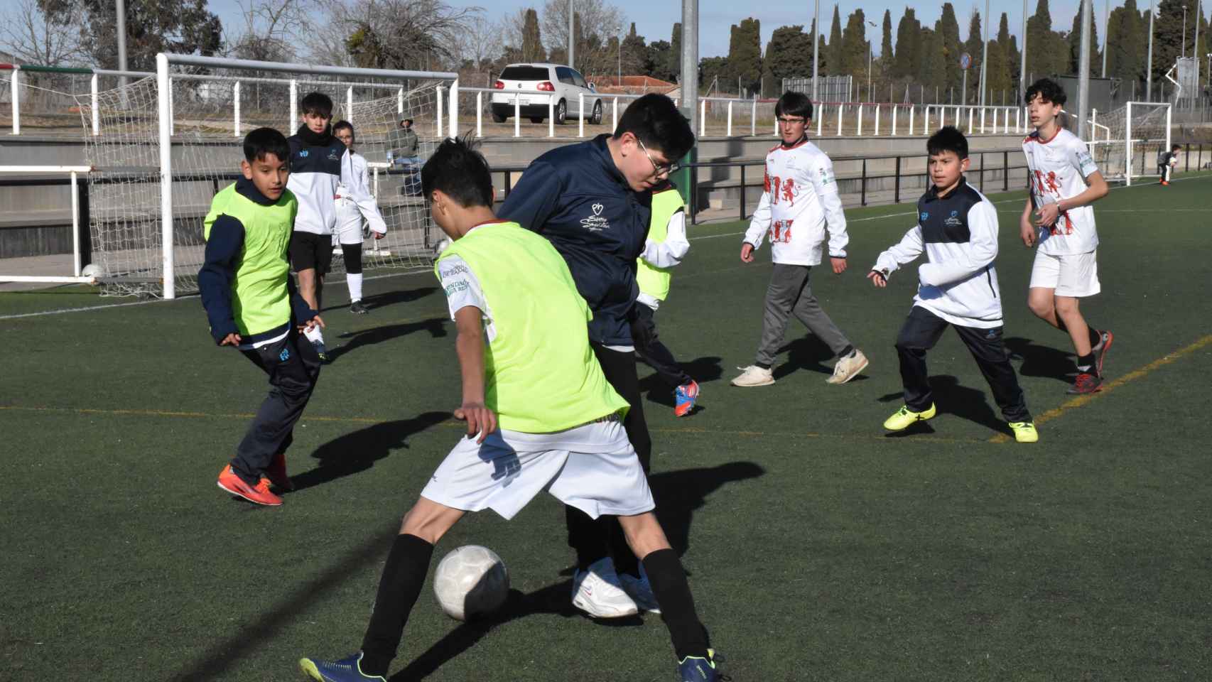 Escuela de fútbol inclusivo de la Fundación Eusebio Sacristán y la Fundación Castilla y León en Zamora