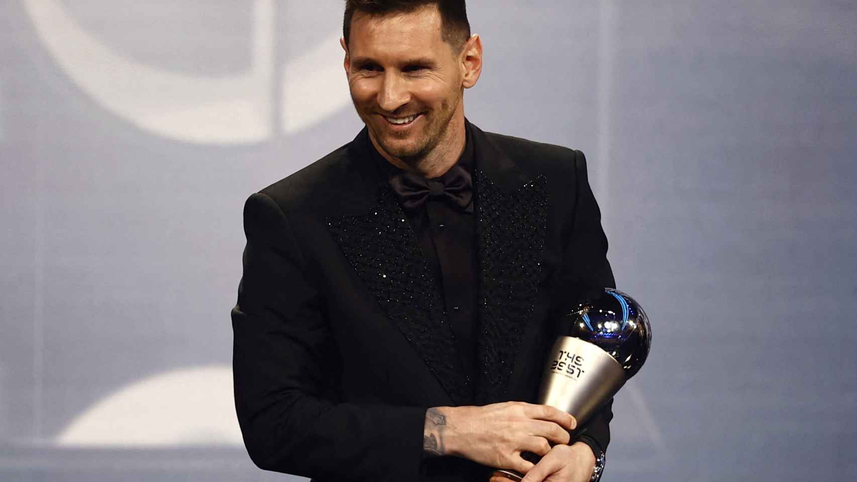 Messi, en la gala de los The Best de la FIFA 2022