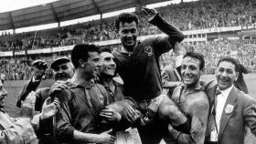 Just Fontaine, durante el Mundial de Suecia 1958