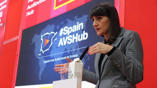 María González Veracruz, secretaria de estado de Telecomunicaciones e Infraestructuras Digitales, en el MWC.