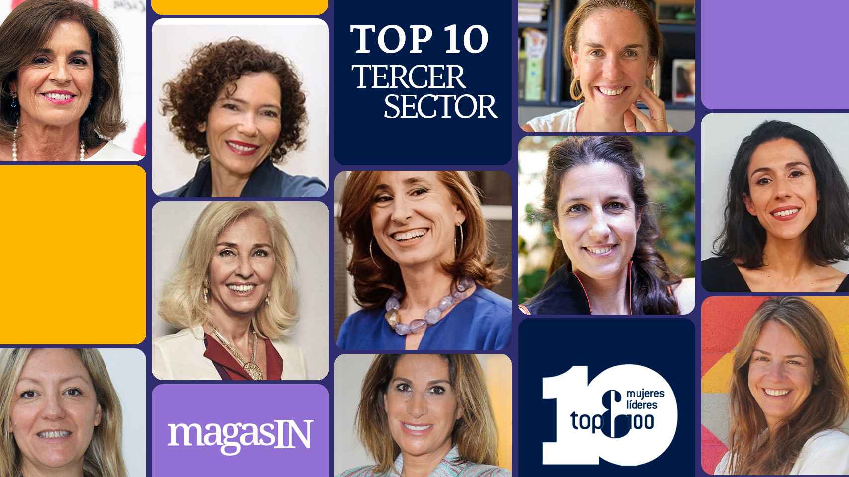 Estas son las diez mujeres elegidas 'Top 100' en la categoría Tercer Sector e Impacto Social