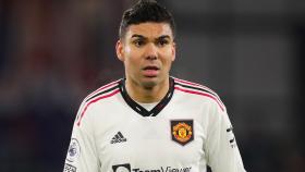 Casemiro, en un partido del Manchester United de la temporada 2022/2023