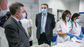 Visita de García-Page y Fernández Sanz al Hospital de Ciudad Real. Foto: JCCM.