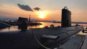 El submarino S-73 Mistral en el puerto de Cartagena